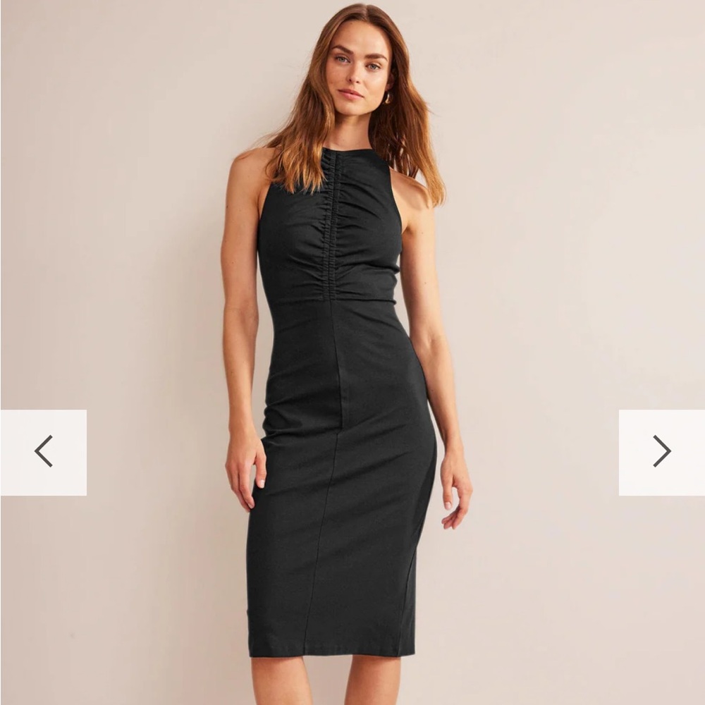 Boden racer jersey midi Dress 8 EUC